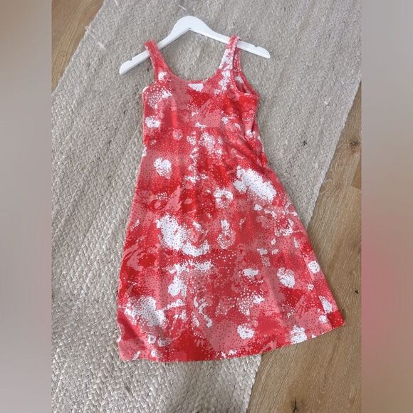 Columbia Floral Mini Dress - Coral and White; Size XS; Like New! No flaws - Picture 10 of 11